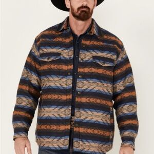 Ariat men’s hartland southwestern  snap Shirt Jacket Size L